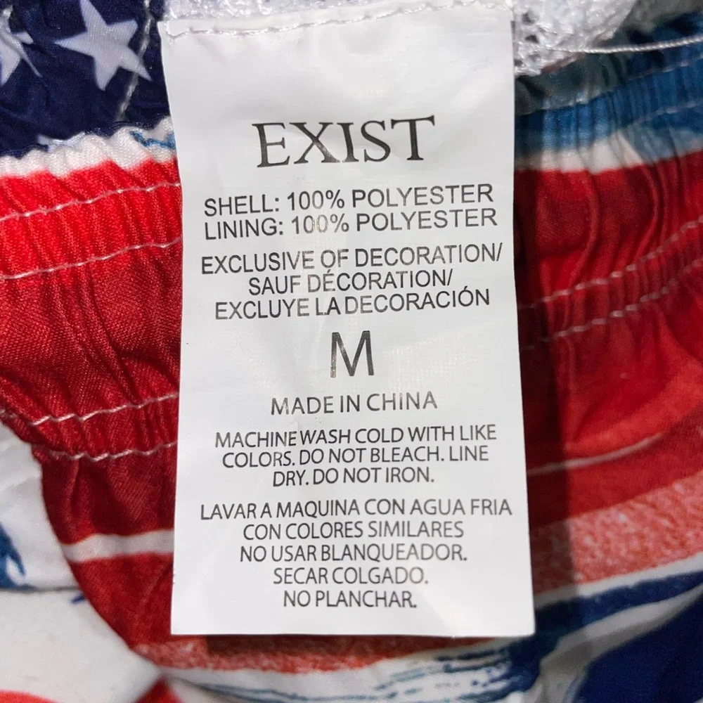 🇺🇸NWT Men's Red and Blue Swim Shorts